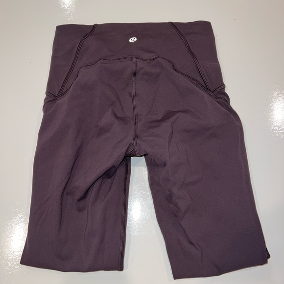Lululemon size 4 deep purple leggings - Picture 8 of 9